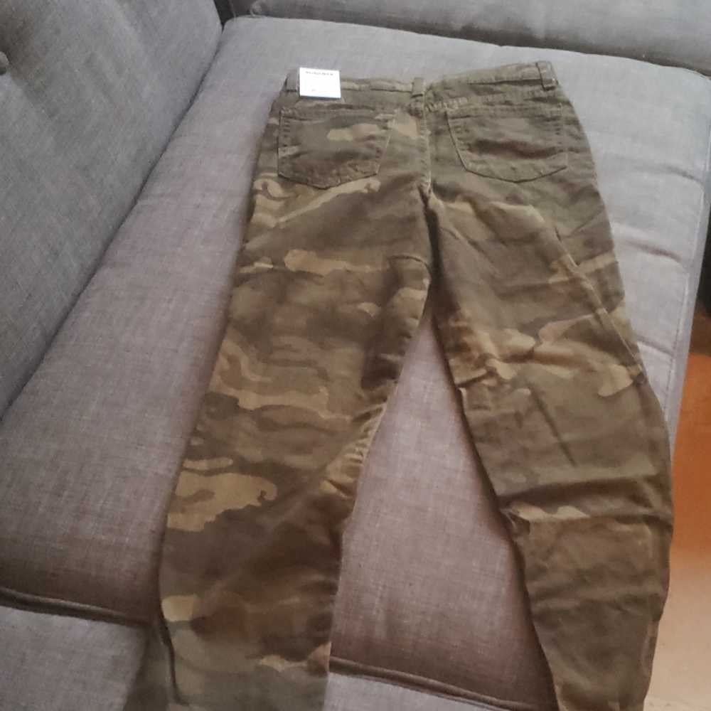 Boys regular straight leg camo jeans